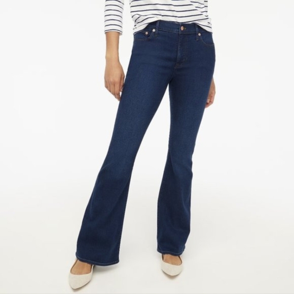 J. Crew Denim - J. Crew Full Length Flare Stretch Jeans Size 30